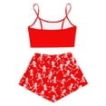 thumbnail image 5 of Miaoju Spooky Women Themed Sleepwear with Sleeveless Bodice and Loose Halloween Shorts for Pumpkin Carving Nights and Warm Cuddle Time at Home, 5 of 5