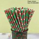 thumbnail image 1 of Pajitas de papel con forma de copo de nieve para decoración del hogar, Pajita de 25/50 piezas para decoración de mesa de Navidad, fiesta de Navidad, 2023, 1 of 4