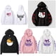thumbnail image 2 of Sudadera Con capucha de Anime Kawaii Sanrio Hello Kitty BANYUO abrigo grueso Lana suéter térmico suelto talla grande, 2 of 4