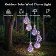 thumbnail image 2 of DAYBETTER Solar Wind Chimes for Outside, Multi Color Bulb Wind Chimes, Waterproof Outdoor Decorative Lights, for Garden, Patio, Backyard, Window Decors, 2 of 7