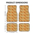 thumbnail image 2 of Gaeub Pumpkins And Sunflowers A Print 4 Pieces Car Floor Mats Car,Universal Car Carpet Mats,Fit for SUV, Vans, Sedans,Trucks, 2 of 6