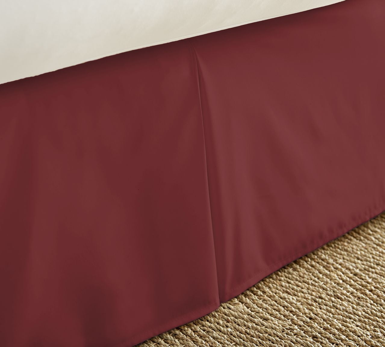 Merit Linens Premium Pleated Bed Skirt Dust Ruffle