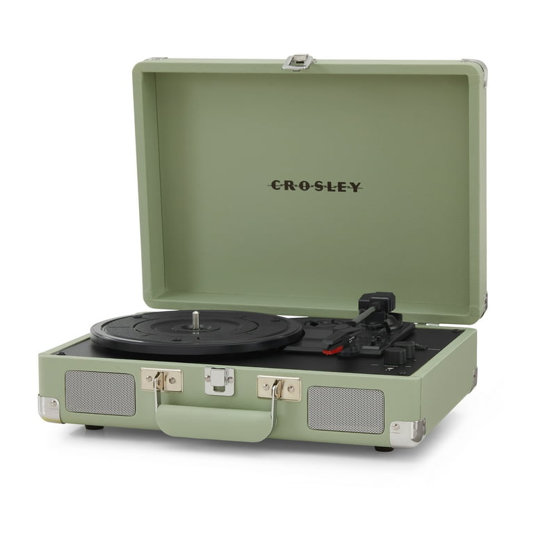 Crosley Cruiser Plus Vinyl Record Player with Speakers with wireless  Bluetooth - Audio Turntables