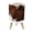 Color 2, variant on Small Trash Can with Lid Tropical Beach Sunset Palm Trees Gentle Ocean Waves Coastal 1.8 Gallon Dog Proof Trash Can Round Garbage Can Waste Bin Wastebasket for Bathroom Bedroom Living Room
