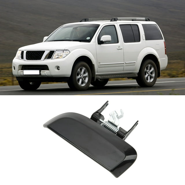 Car Exterior Door Handle, Rear Outer Door Handle OEM Quality Auto Replacement Part Scratch Resistant Wearproof for Vehicle Left Rear Side: 82607 ZP60E,Right Rear Side: 82607 ZP50E