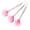 Pink, variant on LAZIOEGR Steel Tip Darts Set Professional Metal Darts Deep Groove Barrel Aluminum Shaft and PET Flights with Storage Case Pink for Game Room Competition Entertainment 104g 5.9 inches / 15 cm