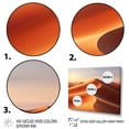 thumbnail image 3 of Designart "Desert White Dunes VII" Landscapes Floater Framed Wall Art Living Room, 3 of 7
