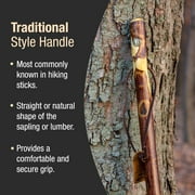 Brazos Free Form Hawthorn Wood Walking Stick 55 Inch Height