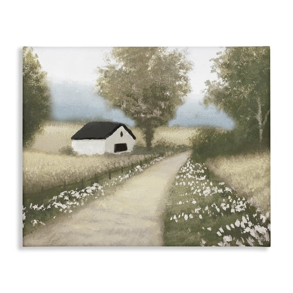 Stupell Industries Farmhouse Subtle Cottage Path Canvas Art, 20 x 16, by Michael Marcon