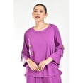 thumbnail image 4 of Set de lino con botones decorativos Roman Fashion /Juvenil, 0230 (Morado) violeta M, 4 of 6
