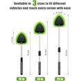 thumbnail image 6 of XINDELL Windshield Cleaner Tool – Car Interior Window Cleaning Kit with Extendable Handle & 4 Microfiber Pads, Auto Wiper Inside Windshield Brush for Car & Home Windows, 6 of 8