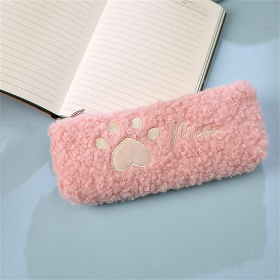 PiGOGI Back-To-S-chool Essentials Cute Heart Claw Pen Pouch for Middle S-chool Accessories Large Capacity Stationery Bag for K-ids Kawaii Pencil Case for S-chool Supplies