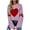 Pink#2, variant on Viikei Womens Sweaters Cardigan Sweaters for Women Plus Size Fashion Women's Cows Pattern Long Sleeve Round-Neck Sweaters Ladies Top
