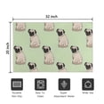 thumbnail image 5 of Cartoon Pug Dog Door Rugs,Washable Non Slip Door Mats Indoor,Decorative Door Mats,Entry Mat Indoor for Entrance,Bedroom,Kitchen,Bathroom,20"x32", 5 of 6