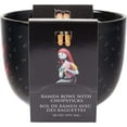 thumbnail image 5 of Disney Nightmare Before Christmas Jack Skellington Ceramic Ramen Noodle Rice Bowl with Chopsticks, Microwave Safe, 20 Ounces, 5 of 13