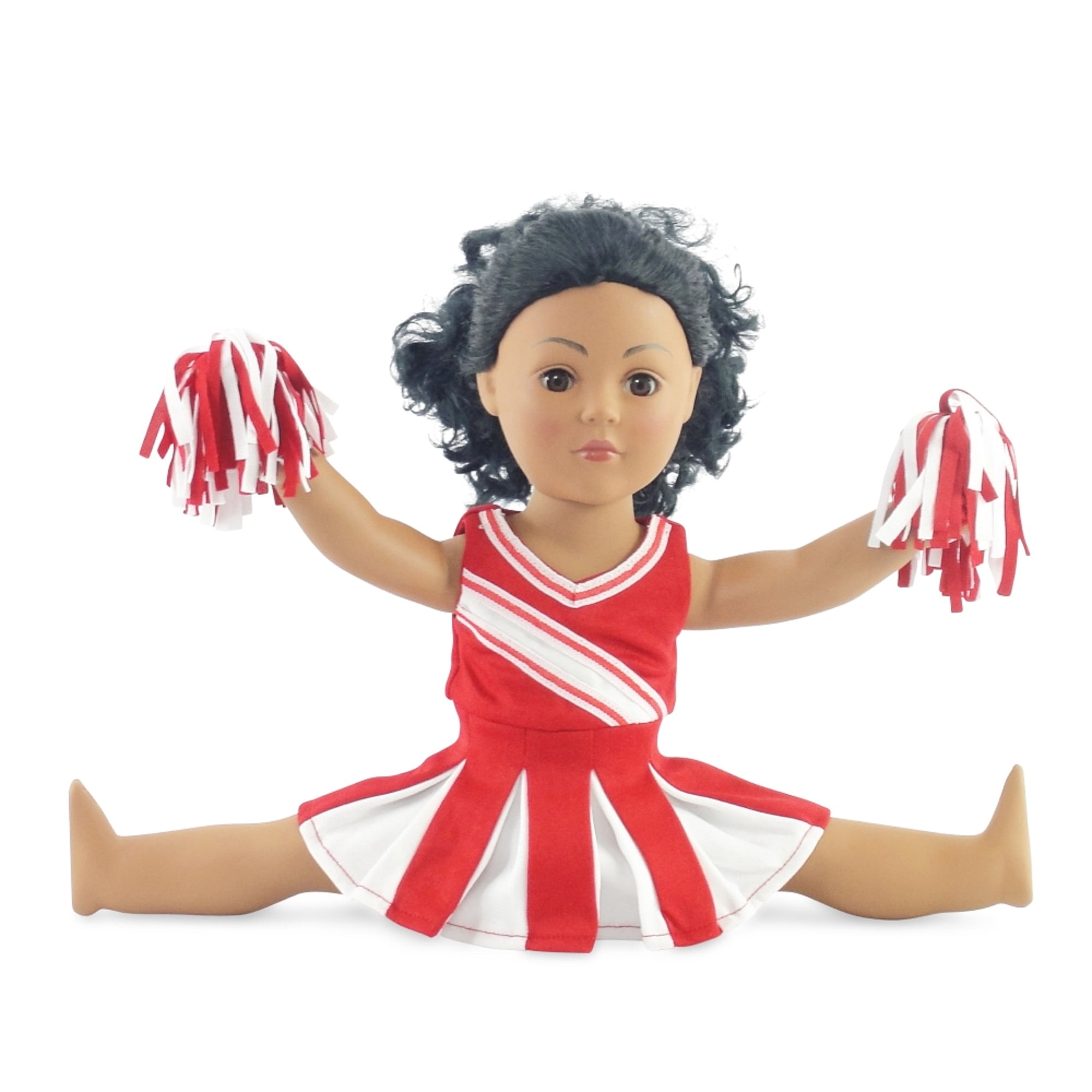 Our Generation Doll Ecore Fun 10 Sets American 18 Inch Doll Clothes and Accessories Doll Outfits Pajamas Dresses Cheerleader Uniform Fit for American Doll My Life Doll 