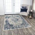thumbnail image 2 of Rizzy Rugs Everything Old Is New Again Area Rug ENA106 Blue Petals Bulbs 5' 3" x 7' 7" Rectangle, 2 of 3