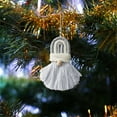 thumbnail image 3 of 6Pcs 5.9Inch Christmas Gnomes Ornaments, Macrame Christmas Gnomes Santa Claus Kit, Handmade Swedish Tomte Gnome Plush Scandinavian Santa Elf Doll Christmas Tree Hanging Ornament Christmas Decoration, 3 of 4