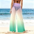 thumbnail image 4 of Hrsba Chiffon Swim Cover Up Trousers For Women Bohemian Print Light Loose Full Length Bottoms, 4 of 7