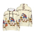 thumbnail image 6 of Bingfone Autumn Gnomes1 Men's Drawstring Hoodie Long Sleeve Pocket Sweatshirts-Medium, 6 of 6