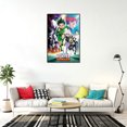 thumbnail image 2 of Hunter X Hunter - Framed Manga/Anime TV Show Poster (Key Art - Running) (Size: 24" X 36") (Black Aluminum Frame), 2 of 6