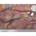 thumbnail image 3 of Soimoi Modal Satin Fabric Vegetables,Jar & Cups Decor Fabric Printed Yard 42 Inch Wide, 3 of 3