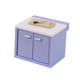 thumbnail image 1 of Muebles para casa de muñecas escala 1:12, ideales para juegos de simulación y manualidades. Incluyen una mini encimera, una mini cocina y muebles para tabla de cortar, 1 of 8