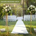 thumbnail image 4 of Kit de soporte de telón de fondo OGEMXU, arco de boda cuadrado ajustable de 2,5 m, 4 of 7