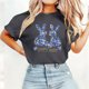 thumbnail image 5 of Camisetas de Manga Larga de las Mujeres Estampado de Pascua Cuello Redondo Suelto Casual Blusa Primavera Verano Top, 5 of 5
