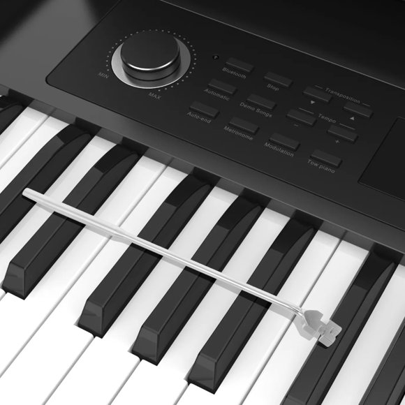 NUOLUX Kit De Afinación Y Reparación Para Piano Con Llave Multifuncional Y Material De Acero Plateado