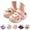 Pink, variant on AJGRHE Summer Kids Toddler Clogs Boys Girls Dinosaur on Slides Sandals Summer Beach Pool Outdoor Water Shoes Shower Slippers Garden Clogs Khaki 9.5-10Years