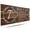 Solid Wood, variant on Personalized Monogrammed Family Name Sign (GreyMarbleFinish)