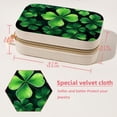 thumbnail image 5 of St. Patrick's Day Velvet Portable Jewelry Organizer Stand with Removable Compartment - Gift, Jewelry Display & Organizer Box, 5 of 7
