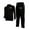 Noir, variante sur X-2 Survêtement Athlétique pour Hommes à Fermeture Éclair Complète en Molleton, Tenue de Jogging, Tenue de Sport