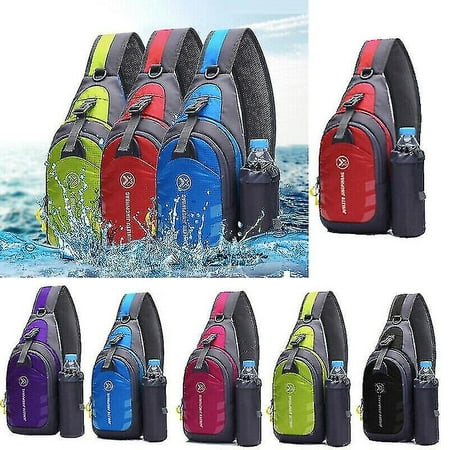 Mens Women Waterproof Small Chest Bag Pack Travel Sport Shoulder Sling ...
