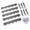 Gray-6 Pack, variant on Black 4 Pack 13ft Galvanized Steel Metal Landscape Garden Border Edging