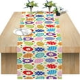 thumbnail image 5 of Deals! Chemin de Table Numérique en Lin avec Drapeau de Table de Pâques, Résistant à l'Huile et aux Taches, Antidérapant (100), 5 of 5