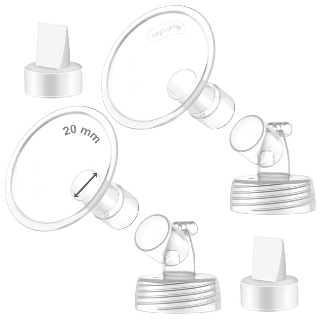 Piezas para Sacaleches Maymom Cuello Ancho de 20mm Compatible con Spectra