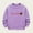 Purple, variant on SERTG Children Fleece Lined Long Sleeve Round Neck Pullover Top Casual Comfortable Shirt for Boys and Girls 2-12 Years(Black,2 Years)
