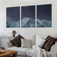 thumbnail image 2 of nygtbtfer Winter Canvas Wall Art for Wall Decor - Snowy Mountains Nature Landscape Paintings Print On Canvas HD Giclee Artwork Ready to Hang for Living Room Office  12x16x3pcs, 2 of 4
