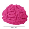 thumbnail image 2 of Gorro tejido Funny Brain - Gorro de invierno con diseño cerebral único, tamaño unisex adulto 22-23,6 pulgadas de circunferencia de cabeza, peso 140g para actividades al aire libre, 2 of 2
