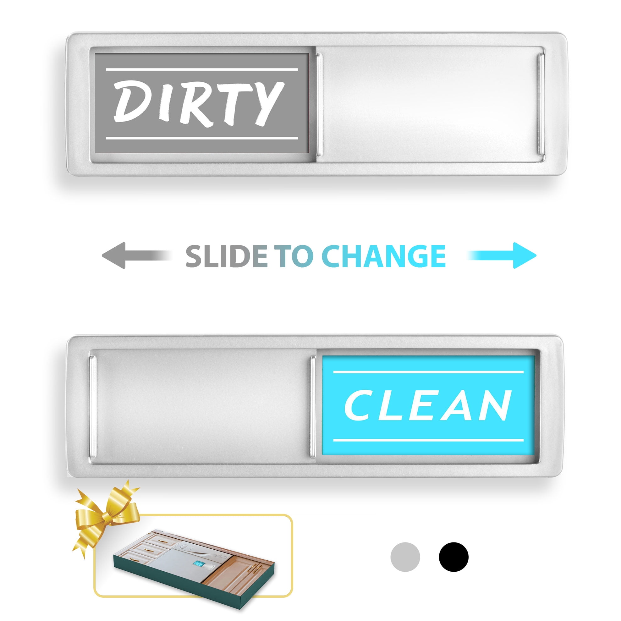 Details about   Dishwasher Clean Dirty Sign Magnetic Stick On Sliding Indicator Pukkr 