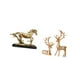 thumbnail image 5 of Estatuas Europeas De Renos, Artesanía Coleccionable, Escultura Para Amantes De Los Ciervos, Figura Artística, Estatua De Caballo Para Decoración De Escritorio, Muebles De Decoración Del Hogar, 5 of 8