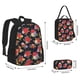 thumbnail image 2 of Balery Red Rose Flower Mochila escolar 3 en 1 para niños: mochila resistente con lonchera térmica y estuche para lápices. Mochila escolar para niños y niñas., 2 of 7