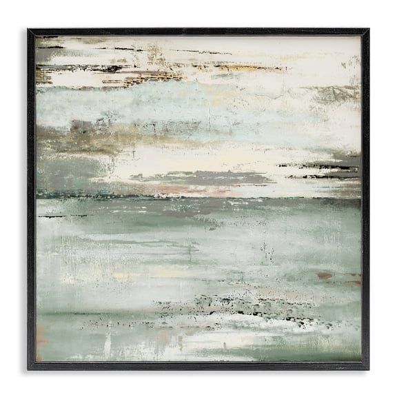 Stupell Industries The Seafoam Ones Abstract Black Framed Giclee Art, design by Patricia Pinto
