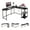 Black, variant on UNICOO® L Shaped Computer Desk, Modern Corner Computer Desks with CPU Stand, L Shaped Game Table with Storage Shelves, Study Writing Desk(SYK-03-L-B) Black
