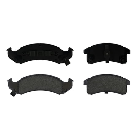 Gridiron Brakes Semi-Metallic Front Brake Pad Set Driver and Passenger Side