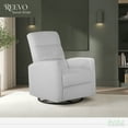 thumbnail image 3 of Evolur Reevo Swivel Glider In Misty Grey, Easy assembly, 3 of 7