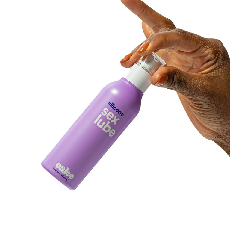 Hello Cake Silicone Sex Lube, Long-Lasting Lubricant, 3.3 oz