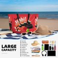 thumbnail image 5 of Naloa Sushi Large Capacity Beach Bag, Waterproof Sandproof Beach Swim Pool Bag Tote Bag for Women, 5 of 7
